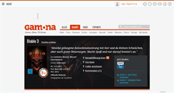 Desktop Screenshot of diablo3.gamona.de